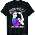 thumbnail image 1 of Rare Disease Warrior Unbreakable T-Shirt Awareness Gift, 1 of 4