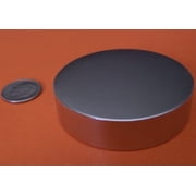 Rare Earth Magnets 2 in x 3/8 in Neodymium Disc