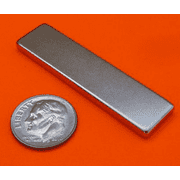 Rare Earth Magnets 2 x 1/2 x 1/8 inch Neodymium Bar Magnet