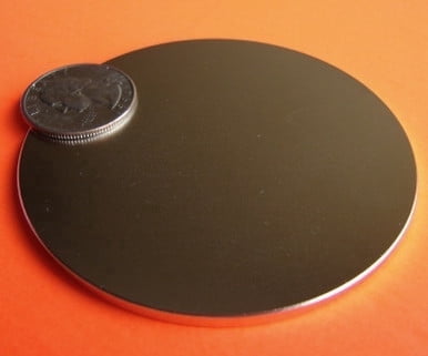 Rare Earth Magnets 3 in x 1/8 in Disc Neodymium