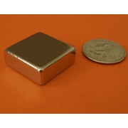 Rare Earth Neodymium Magnets   3/4" x 3/4" x 1/4" N42
