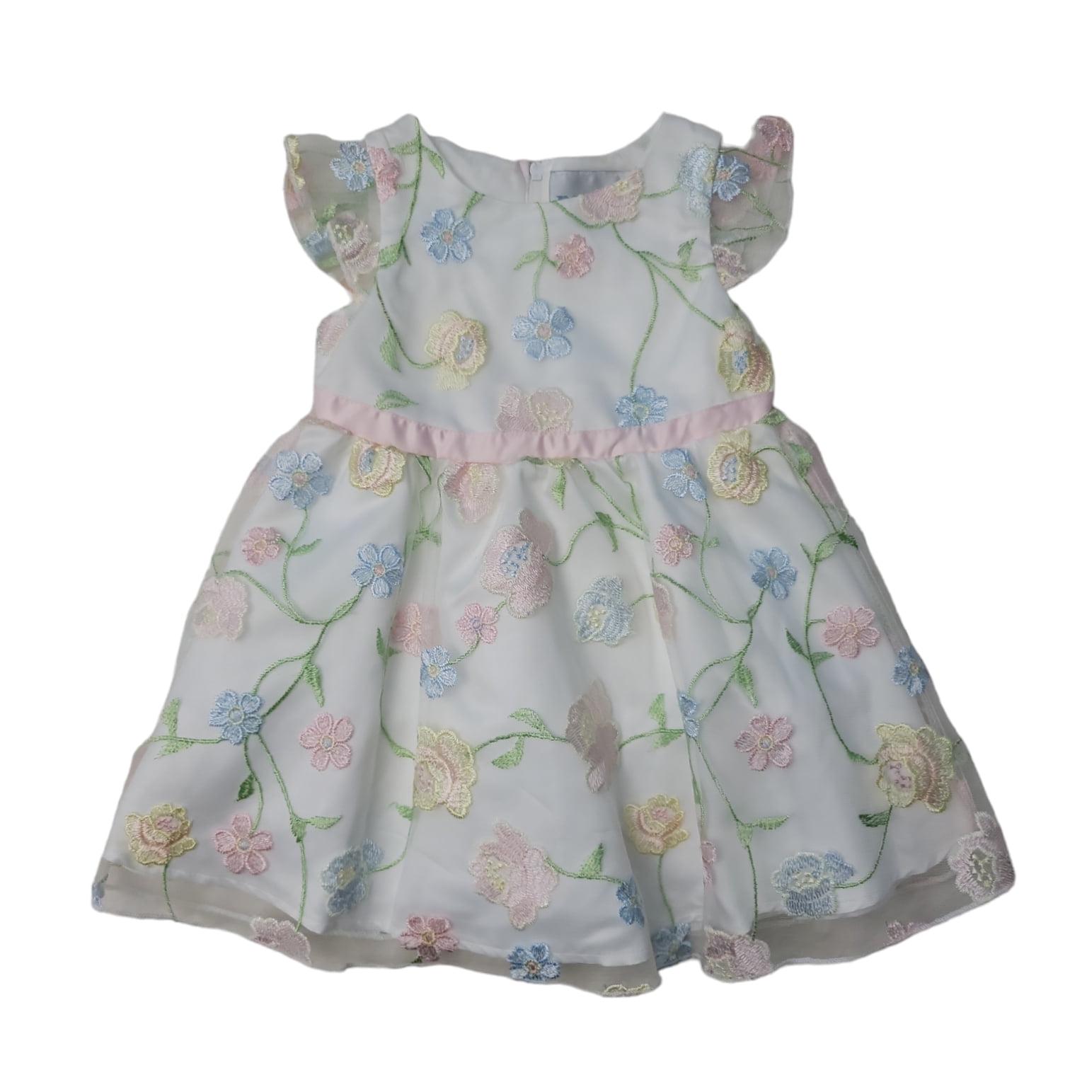 Rare Editions Baby/Toddler Occasion Lined Lightweight Dress (Blue Floral,  4T) - Walmart.com