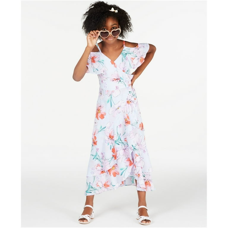 Multi coloured wrap dress hotsell