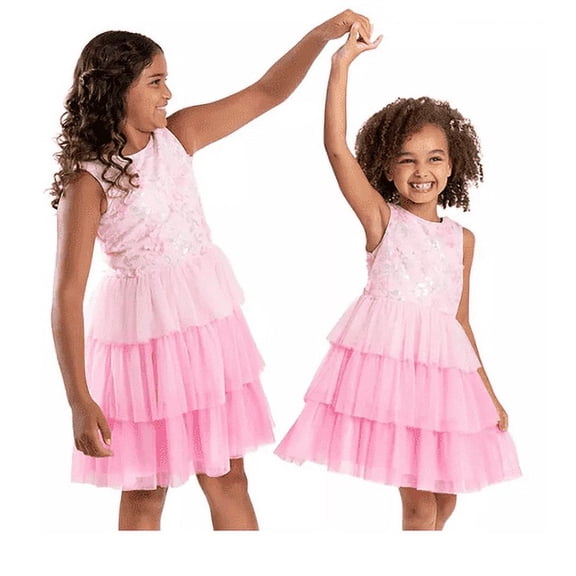 Rare Editions Girls Occasion Dress XS Pink