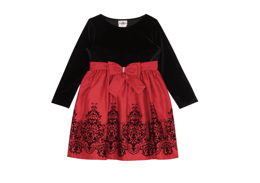 rare editions red dress RARE EDITIONS Girls Red Dress 7 Bridal Party Church Pageant Flower Girl Wedding