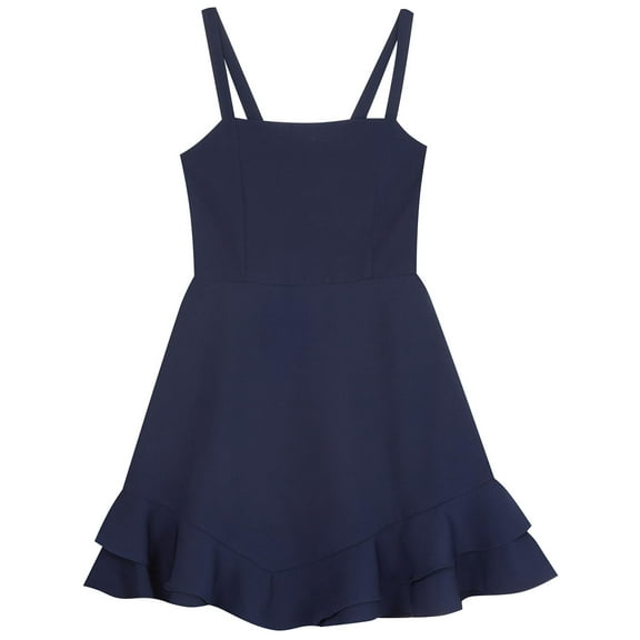 Rare Editions Womens Mini Tie Back Fit & Flare Dress