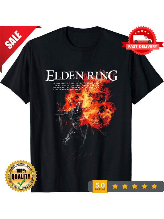 Rare Elden Ring Flame T-Shirt Size S-5XL, LIMITED EDITION-TH70786