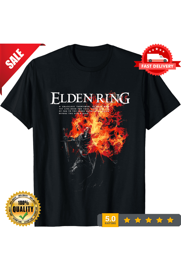 Rare Elden Ring Flame T-Shirt Size S-5XL, NEW TRENDING ITEM-TH70786