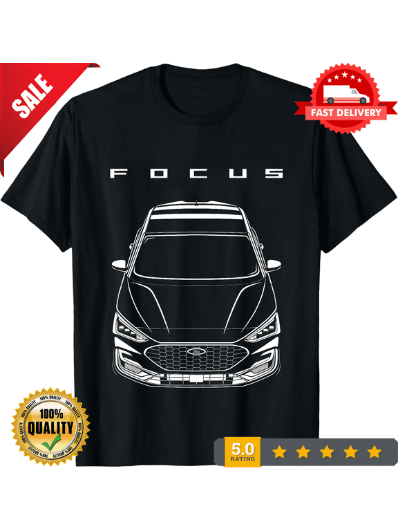 Rare Ford Focus 2022-2024 T-shirt, ULTRA LIMITED-TH71206