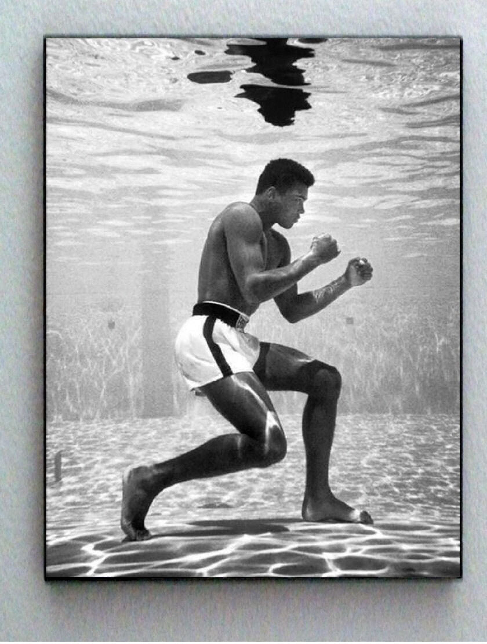 Rare Framed 1961 Muhammad Ali Training Underwater Vintage Photo. Giclée ...