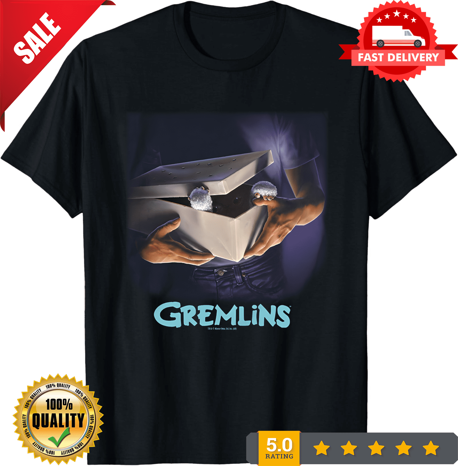 The Labyrinth - I Have A Gift Adult Mens T-Shirt in Black