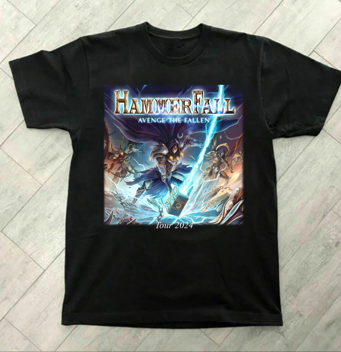Rare Hammerfall Tour 2024 Band Gift For Fan Cotton S to 5XL Tshirt