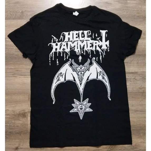Rare! Hellhammer band T-Shirt Concert Shirt S to 5XL