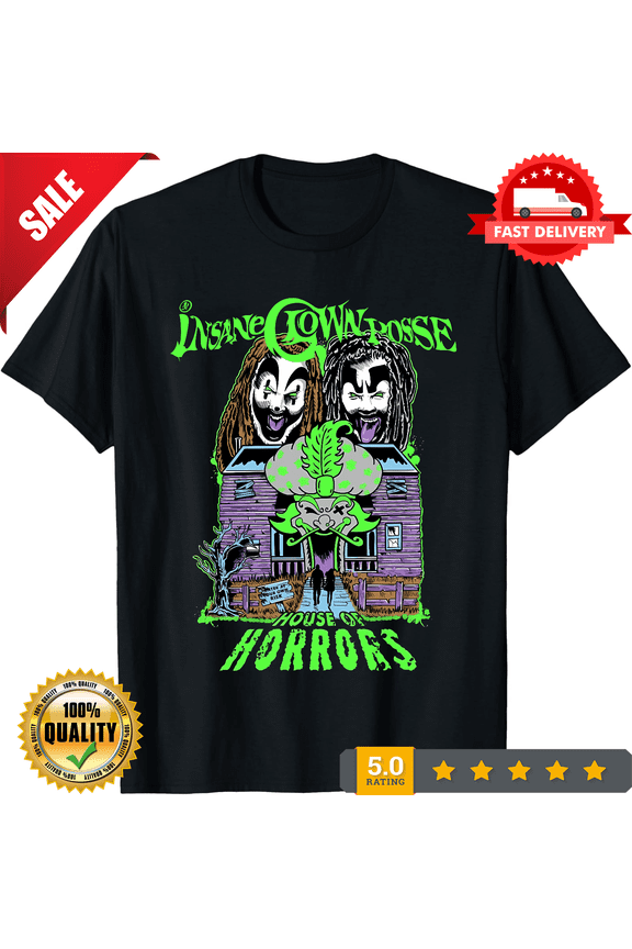 Rare !!! House Of Horrors 2024 ICP T-Shirt Gift for Fans Full Size S-5XL, ULTRA LIMITED-TH68559