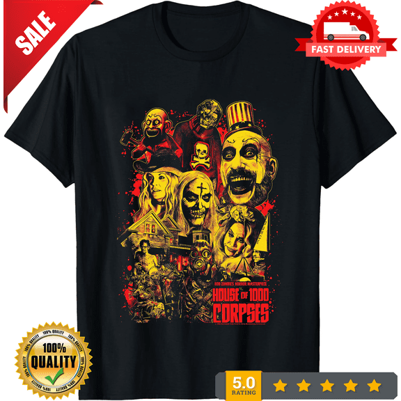 Rare House of 1000 Corpses Collage Men Unisex T-Shirt -Available Sm to 3x -new, ULTRA LIMITED-TH71430