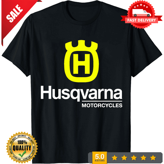 Rare Husqvarna Motorcycles Main Shirt - Adult & Youth sizes up to 6XL Fast Ship!!, CROWD FAVORIT-TH70139