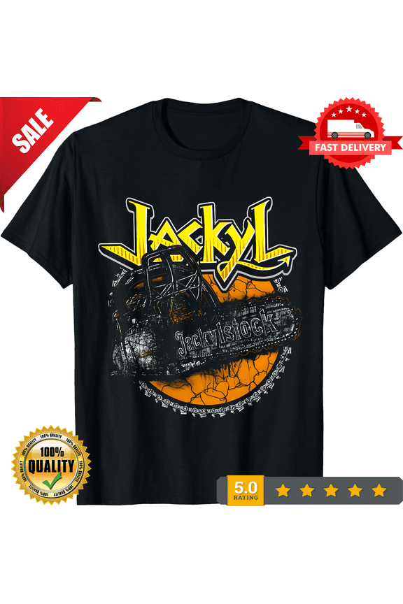 Rare Jackyl Me Off Rock Me Roll Me Cotton Black Men All Size T-Shirt AG259, CROWD FAVORIT-TH70169
