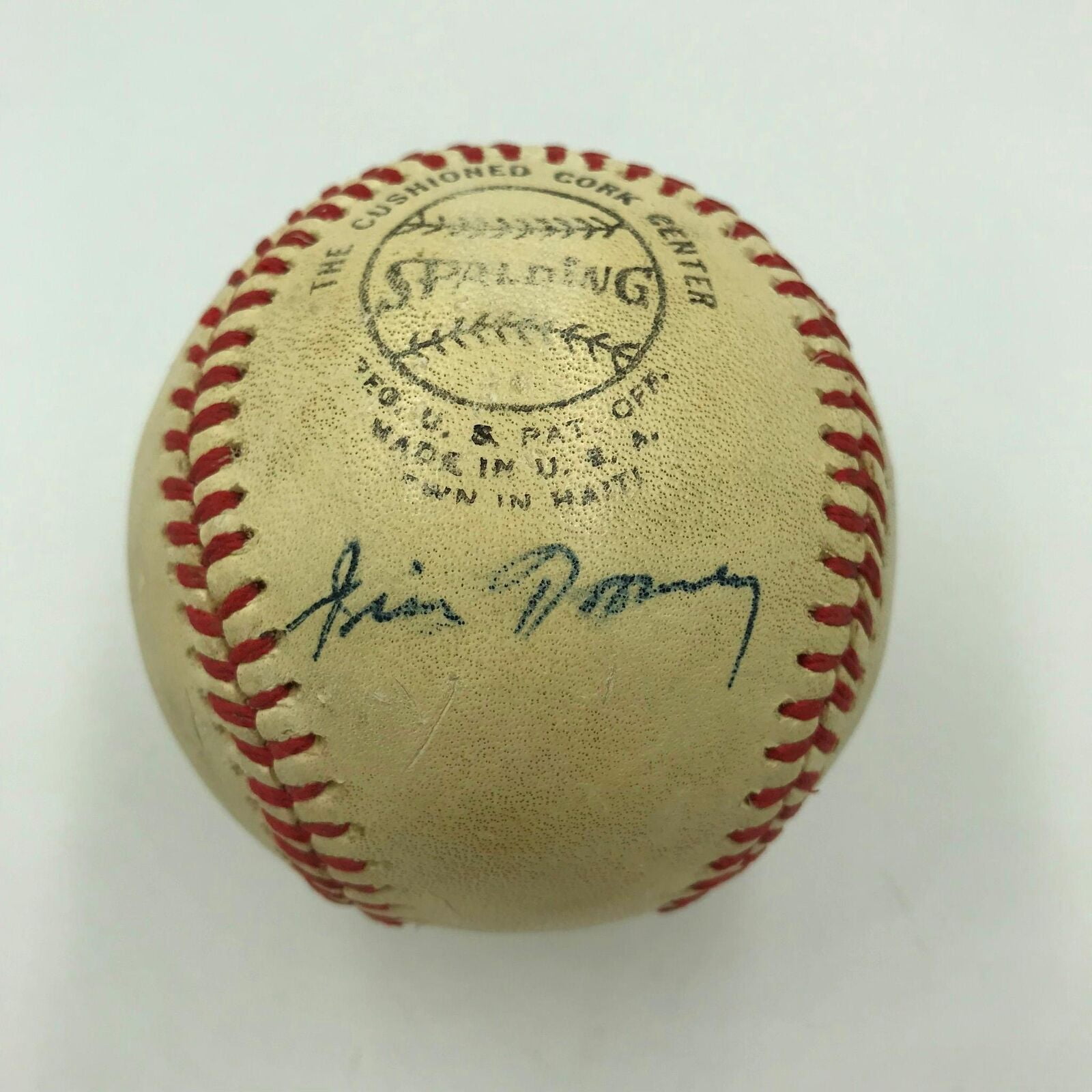 Rare James Jim Toomey Single Signed NL Baseball St. Louis Cardinals GM