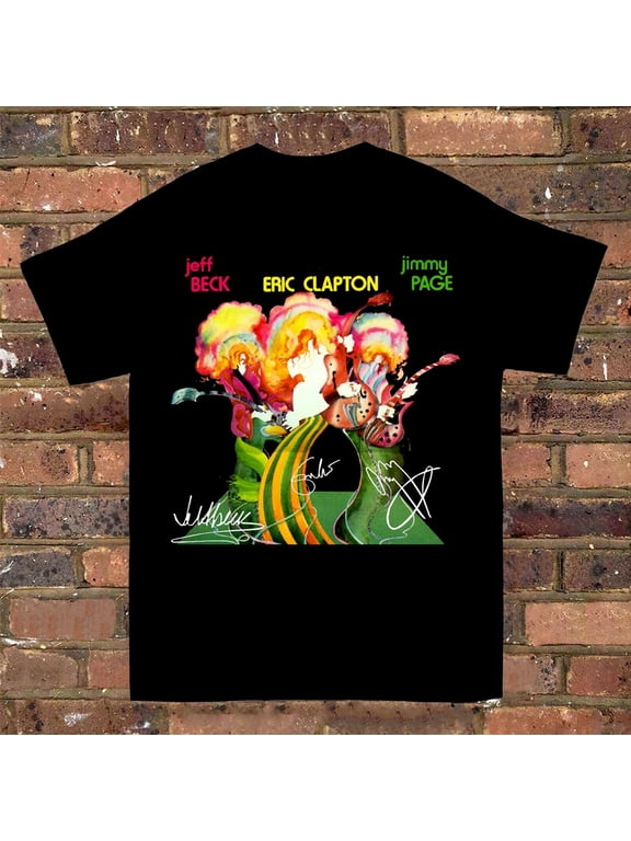 Rare Jeff Beck and Friends Basic Cotton Black
