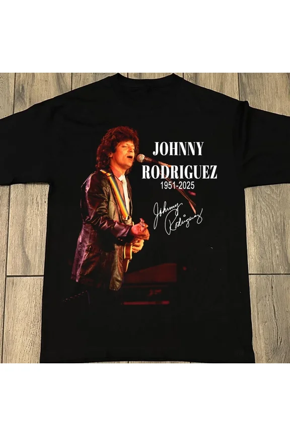 Rare Johnny Rodriguez Men Black All Size 10D352