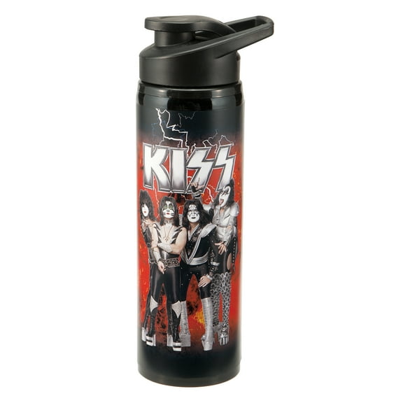 Rare KISS Collectible 2010 Vandor Destroyer Figures Stainless Steel Water Bottle