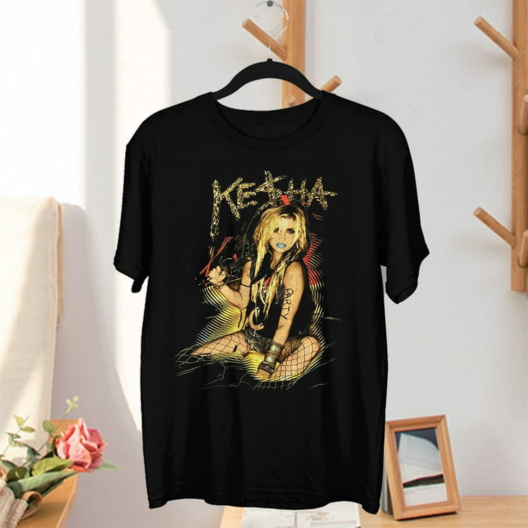 Rare Kesha Singer Black T Shirt Walmart