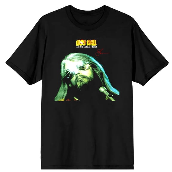 Rare! Leon Russell and the Shelter - Leon Russell T-Shirt Black Men S-4XL DT119