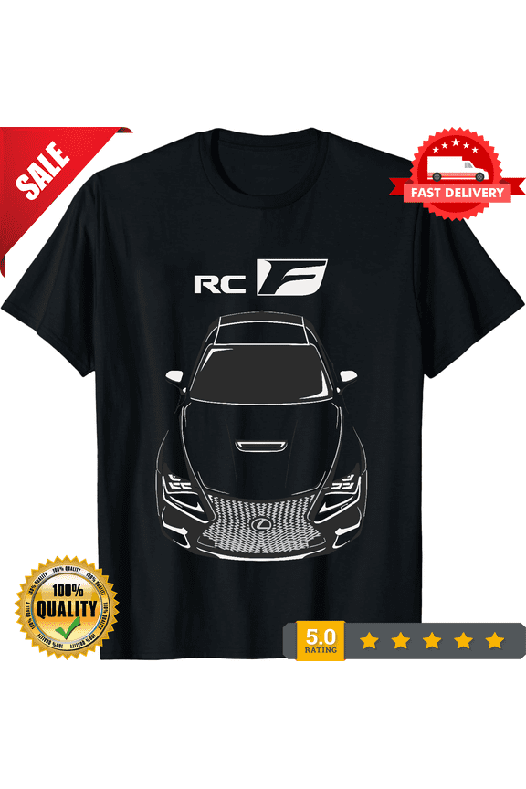 Rare Lexus RC F 2015-2022 T-shirt, CROWD FAVORIT-TH69460