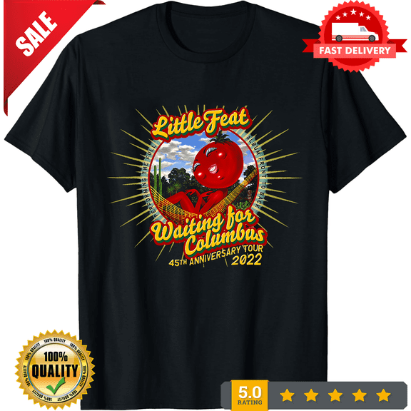Rare Little Feat Band tour Waiting For Columbus Unisex Tee Shirt Cotton CS746, LIMITED EDITION-TH72402