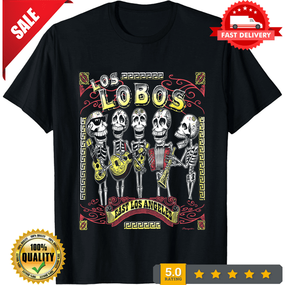 Rare Los Lobos Tour Colleciton Cotton Gift For Fans To 5XL T-shirt MD505, NEW INSTOCK-TH70603