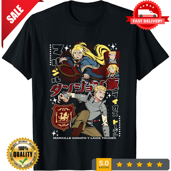 Rare Marcille Concerned Delicious in Dungeon T-Shirt All Size, ULTRA LIMITED-TH74480