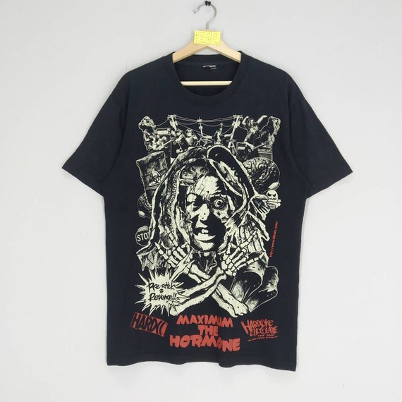 Rare Maximum the Hormone Heavy Metal Band Japan Promo Music Tour Tshirt