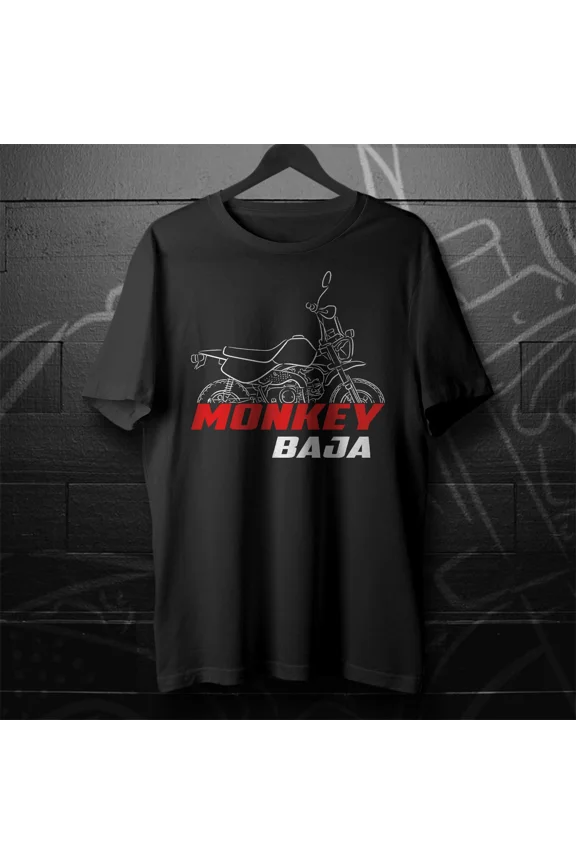 Rare Monkey BAJA 1991-1994 - Motorcycle T-Shirt for Riders