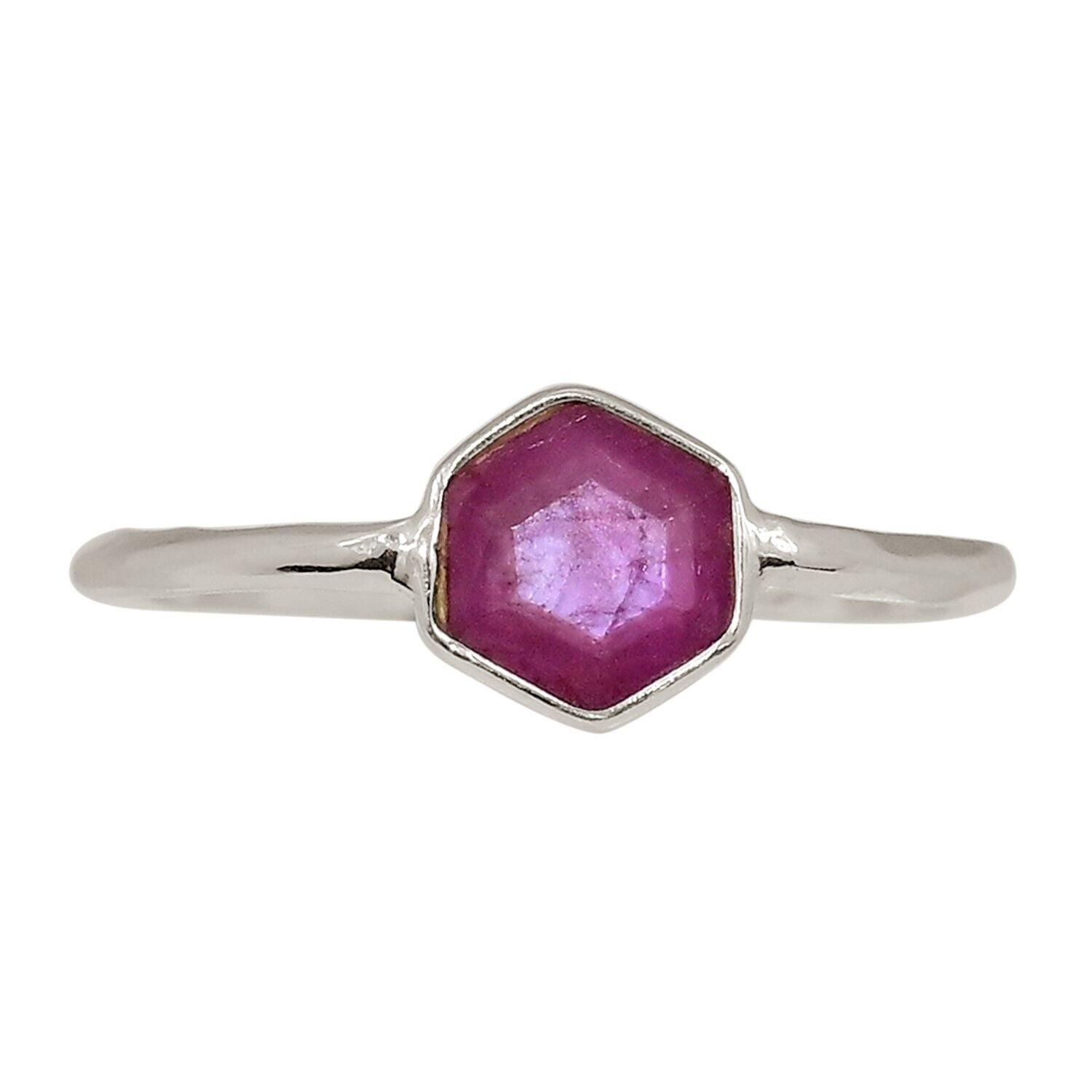 XTREMEGEMS Rare Natural Ruby Stalactites 925 Sterling Silver Ring Jewelry s.9 ALLR-30092