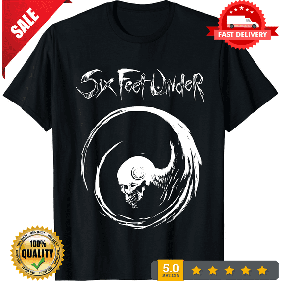Rare New Rare Six Feet Under Band Black Cotton Size S To 5XL Shirt, NEW TRENDING ITEM-TH70544