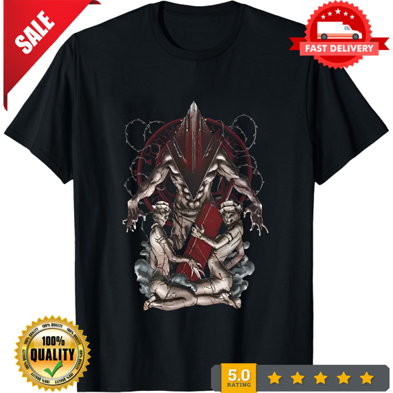 Rare PYRAMID HEAD T-SHIRT, Silent Hill 2 JAMES TEE, Horror Anime, LIMITED EDITION-TH69877