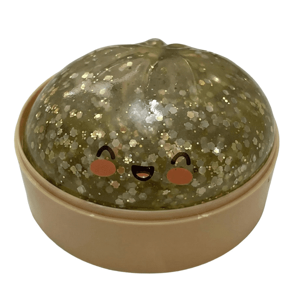 Rare Pink Glitter Dumpling Squishy, Easter Gifts D