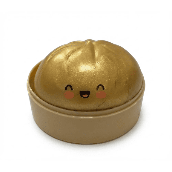 Rare Pink Glitter Dumpling - Mystery Blind Box Bao Bun HTF - Sparkling Stress Relief Collectible & Desktop Accessory for Adults