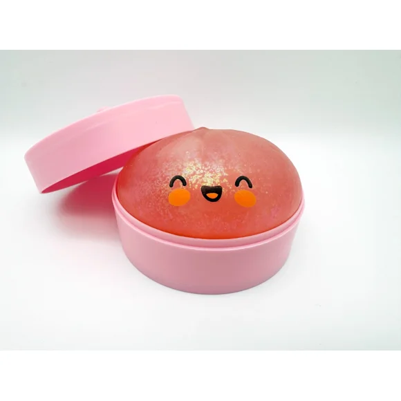 Rare Pink Glitter Dumpling Squishy - Mystery Blind Box Bao Bun HTF - Sparkling Stress Relief Collectible & Desktop Accessory for Adults