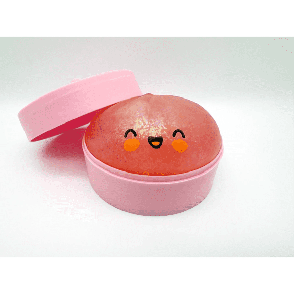 Rare Pink Glitter Dumpling Squishy - Mystery Blind Box Bao Bun HTF - Sparkling Stress Relief Collectible & Desktop Accessory for Adults