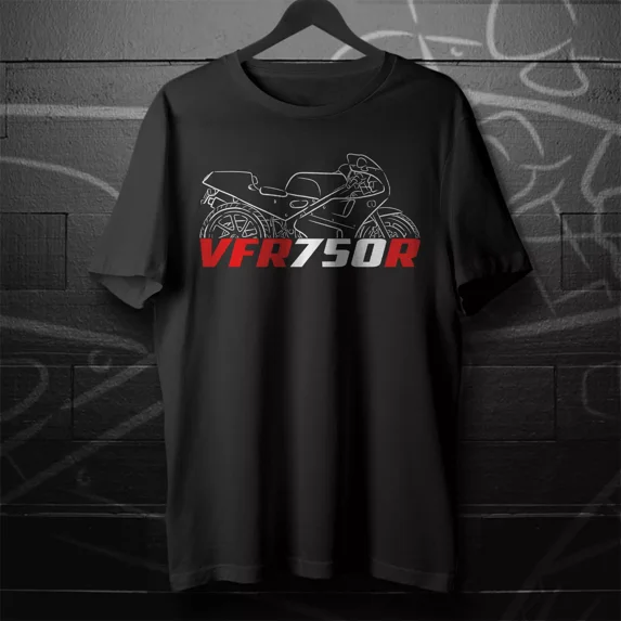 Rare RC30 (VFR750R) 1987-1990 - Motorcycle T-Shirt for Riders
