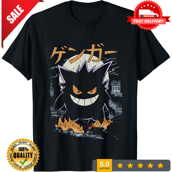 Rare RETRO 90'S GENGAR ANIME GRAPHIC T-SHIRT S-5XL, NEW TRENDING ITEM-TH71268