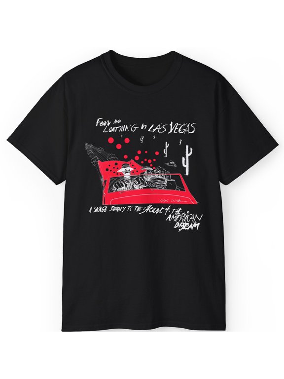 Rare Ralph Steadman Fear And Loathing T Shirt S-5XL bLACK All Size