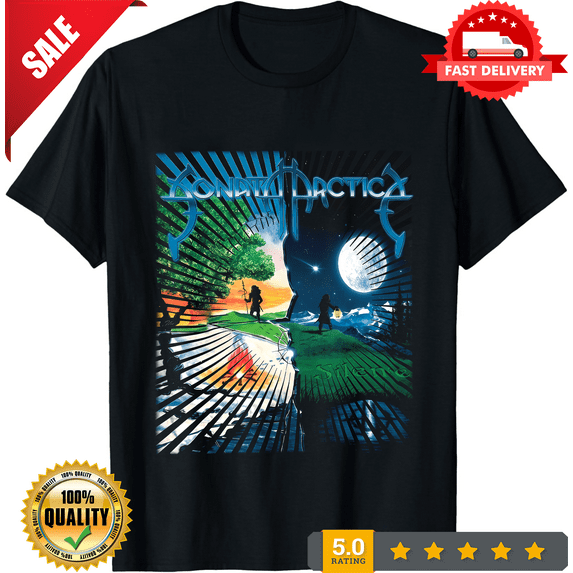 Rare Rare Sonata Arctica 2001 Band Short Sleeve Black S-2345XL T-shirt S3972, NEW TRENDING ITEM-TH70877