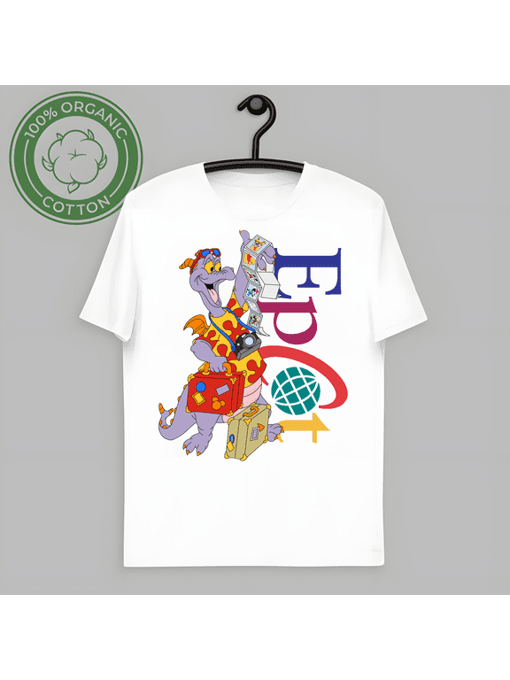 Rare Retro vintage Figment Epcot One Little Spark Tee Unisex Adult Kid Shirt 5924781-TH66718