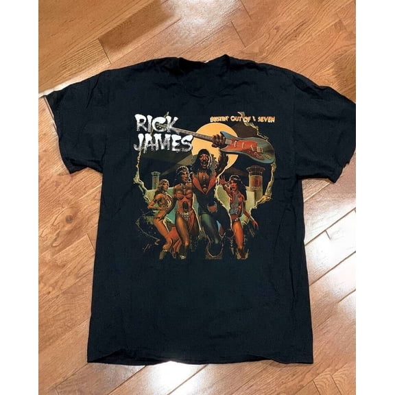 Rare Rick James Dustin' Out Of L Seven Shirt Unisex Albums S to 5XL CR085