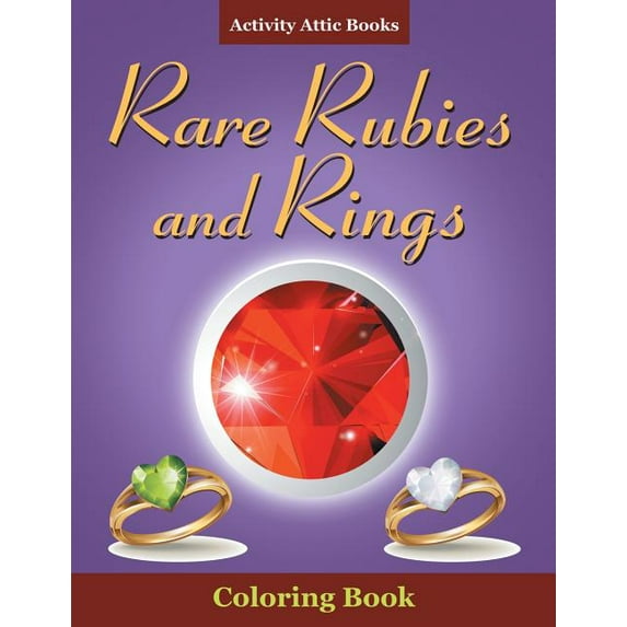 Rare Rubies and Rings Coloring Book, (Paperback)