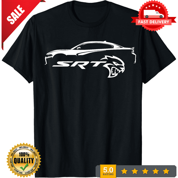 Rare SRT Hellcat 707 Logo Men's T-Shirt American Size T-Shirt, LIMITED EDITION-TH65778