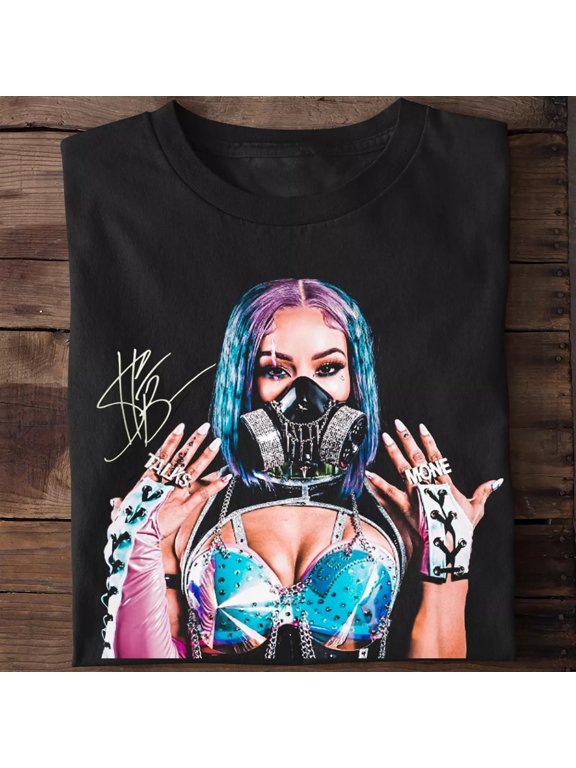Rare Sasha Banks Short Sleeve Gift For Fan