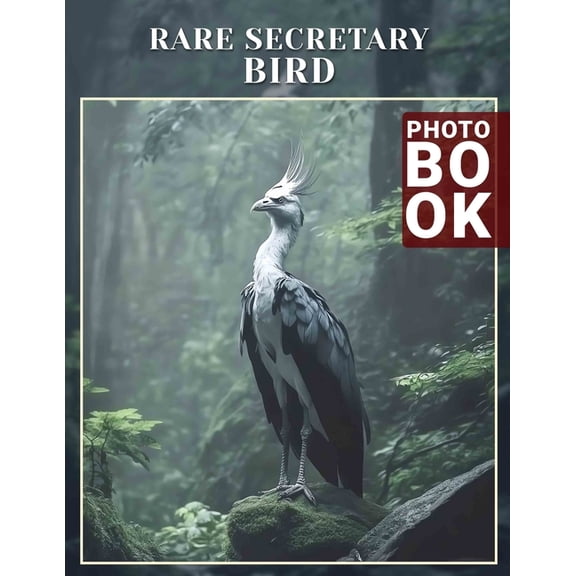 Rare Secretary Bird Photo Book: Stunning Visual Collection Showcasing Unique Secretary Bird Features And Habitats, (Paperback)